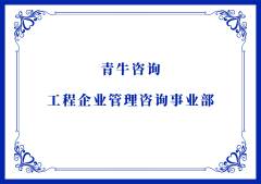 青牛工程企业管理咨询事业部成立