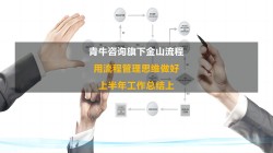 用流程管理思维做好上半年工作总结：流程管理