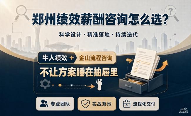 郑州绩效薪酬咨询怎么选？牛人绩效+金山流程咨